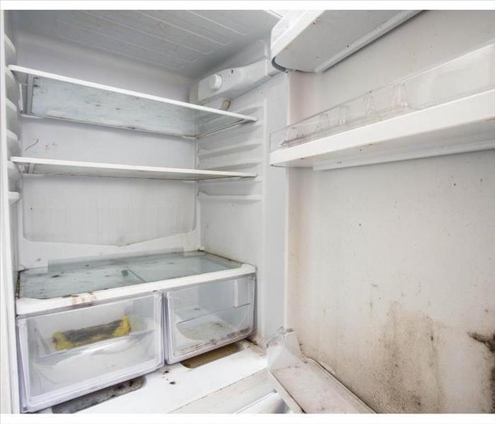 Dirty refrigerator